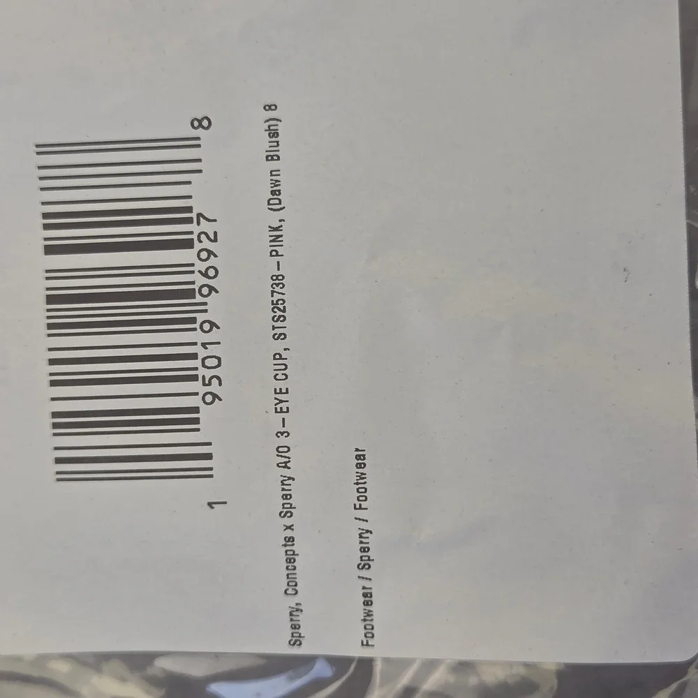 Sperry x Concepts A/O 3-Eye Cup Dawn Blush Pink Suede Boat Shoes STS25738 Mens 8